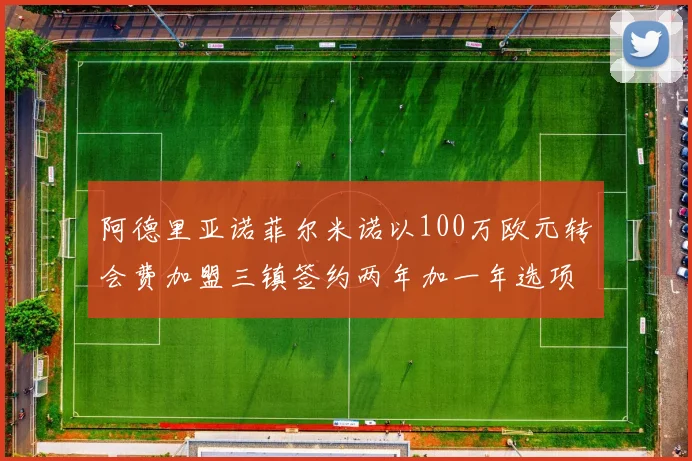 阿德里亚诺菲尔米诺以100万欧元转会费加盟三镇签约两年加一年选项